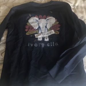 Rare thanksgiving Ivory Ella tee